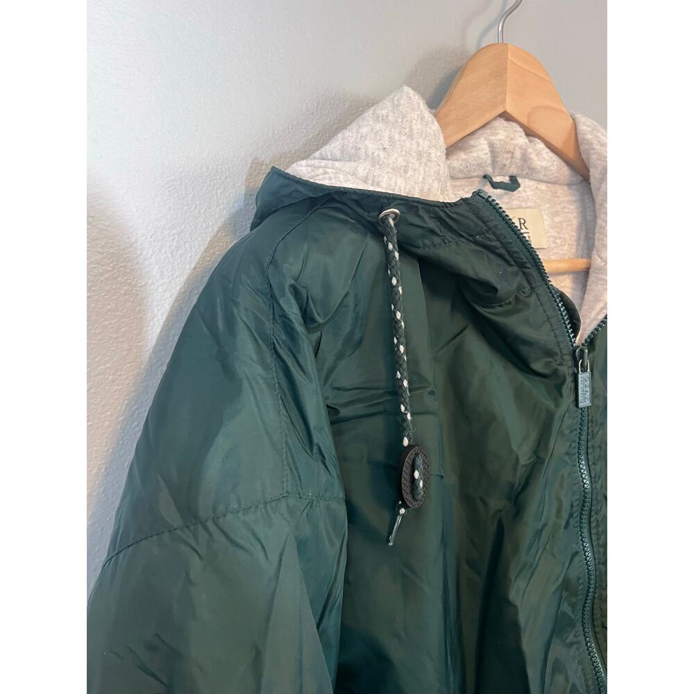 Vintage Hallmark Lined Green Windbreaker XL Jacket Unisex Gear for Sports Pocket - Picture 8 of 14